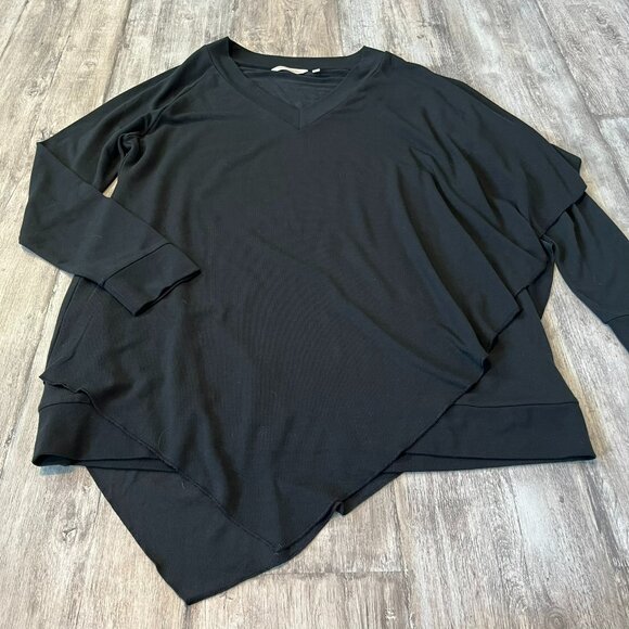 Soft Surroundings Madeline Tunic Top, Black, Size Large - Picture 5 of 12